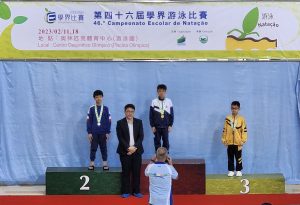 相片4_P5C趙寶霖_學界游泳賽男D五十公尺蛙泳第一名